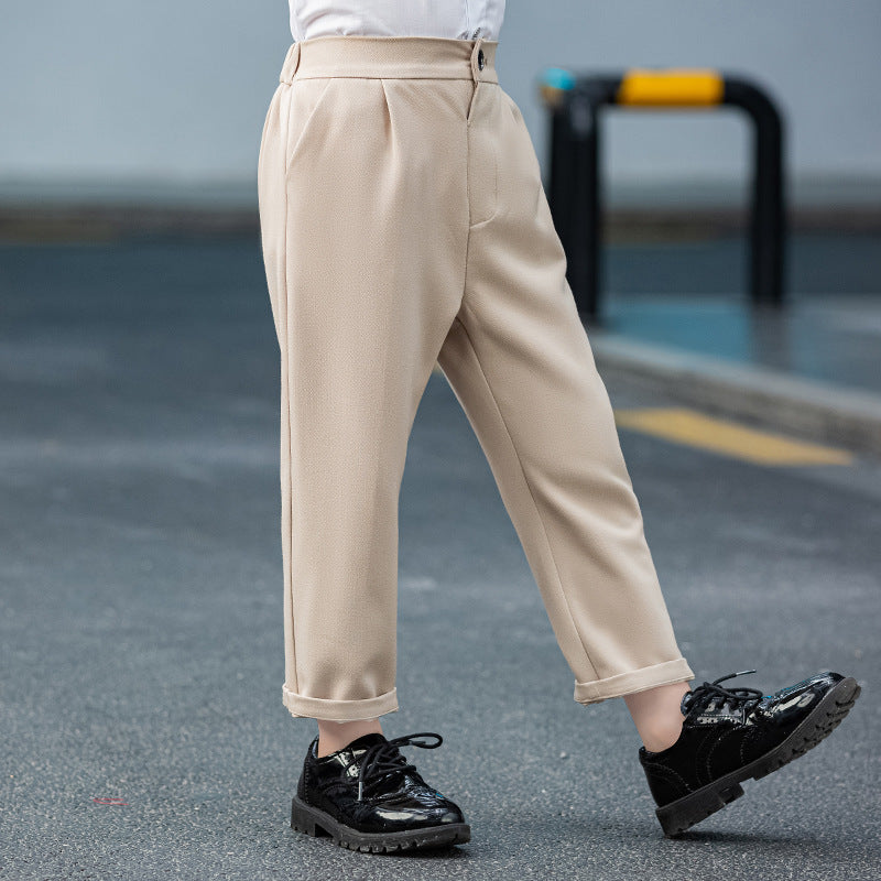 بنطلون قماش بثلاث الوان