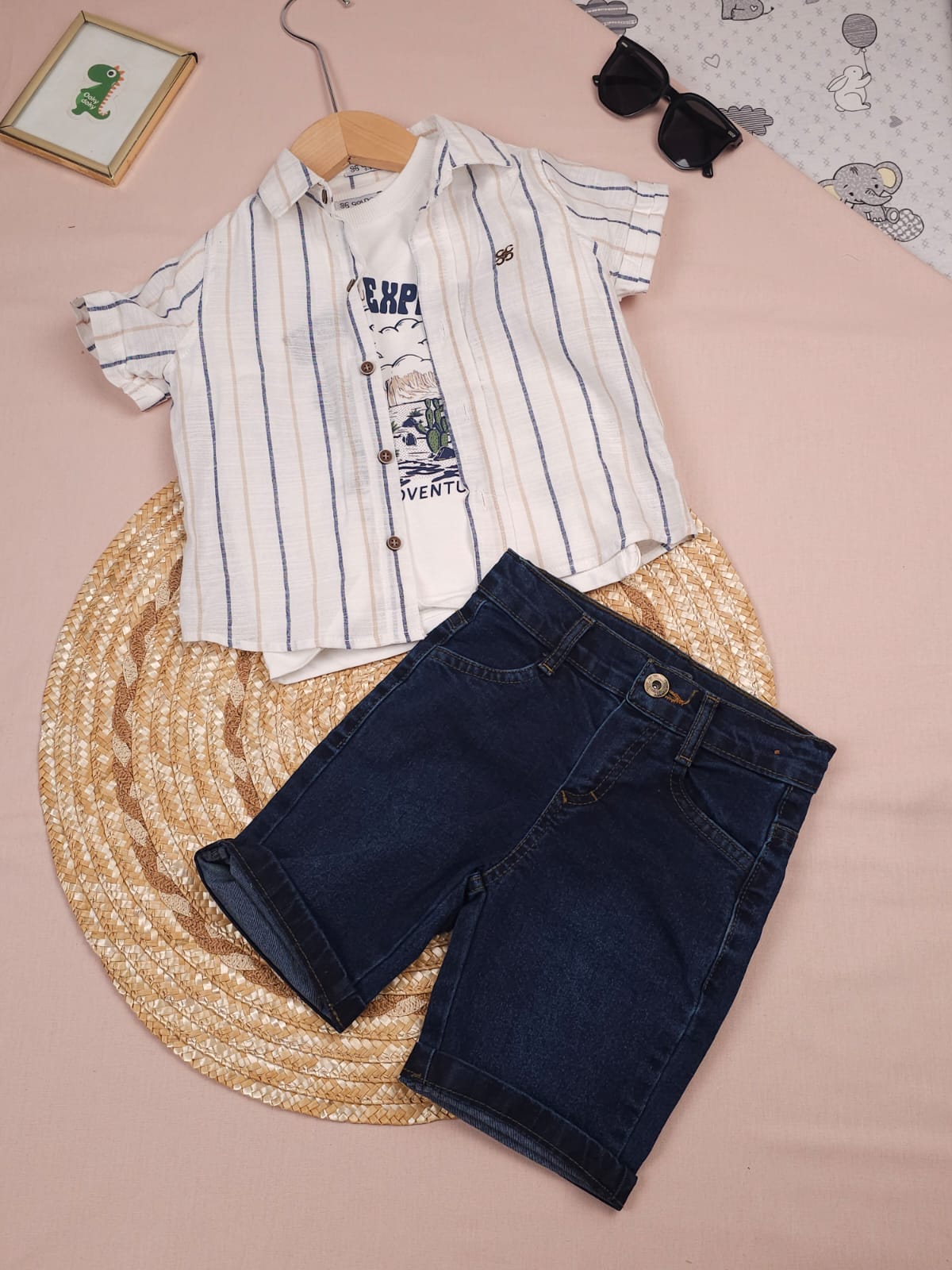 طقم ولادي مخطط