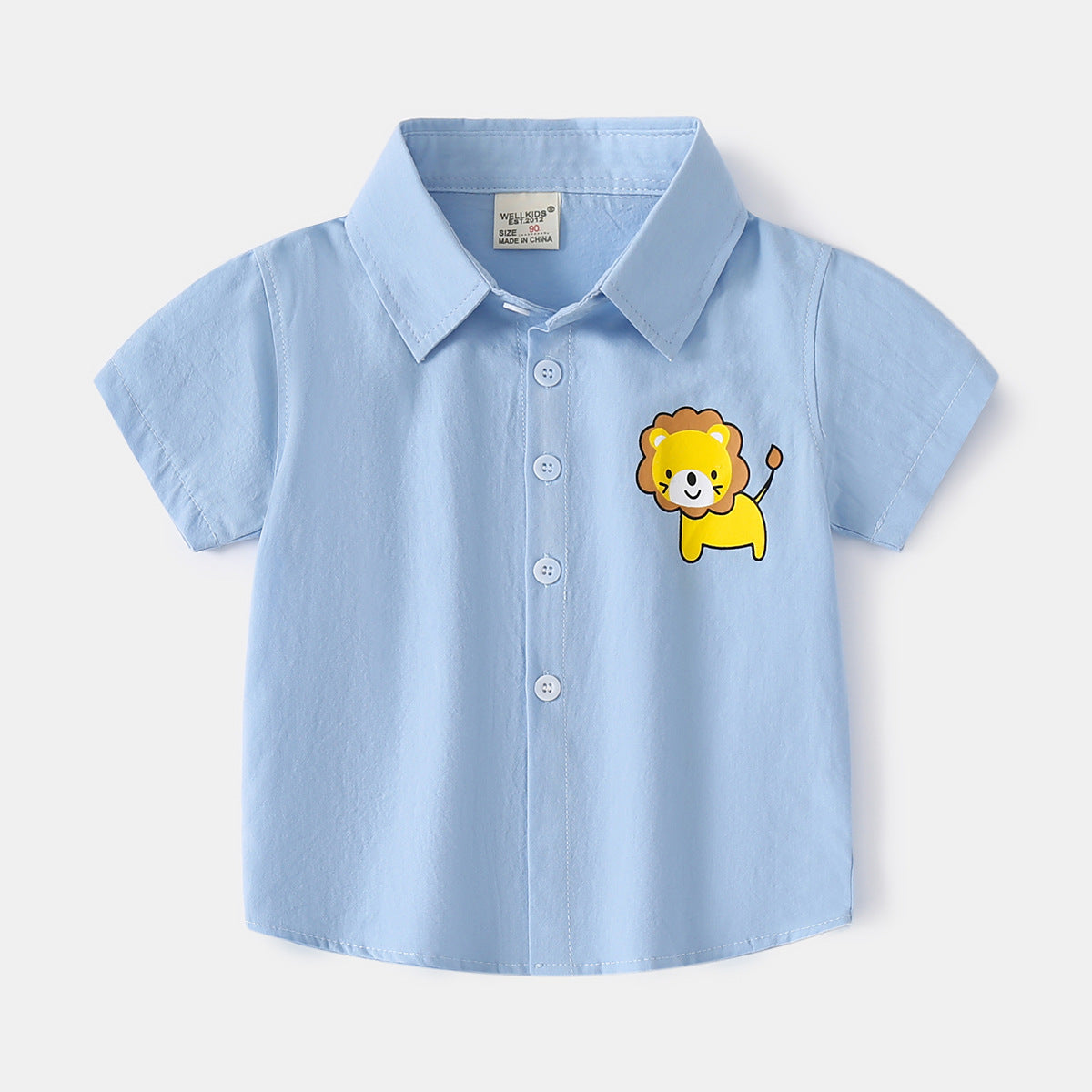 قميص سمائي اسد