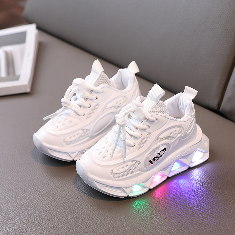 ترينشوز ابيض مضيئ