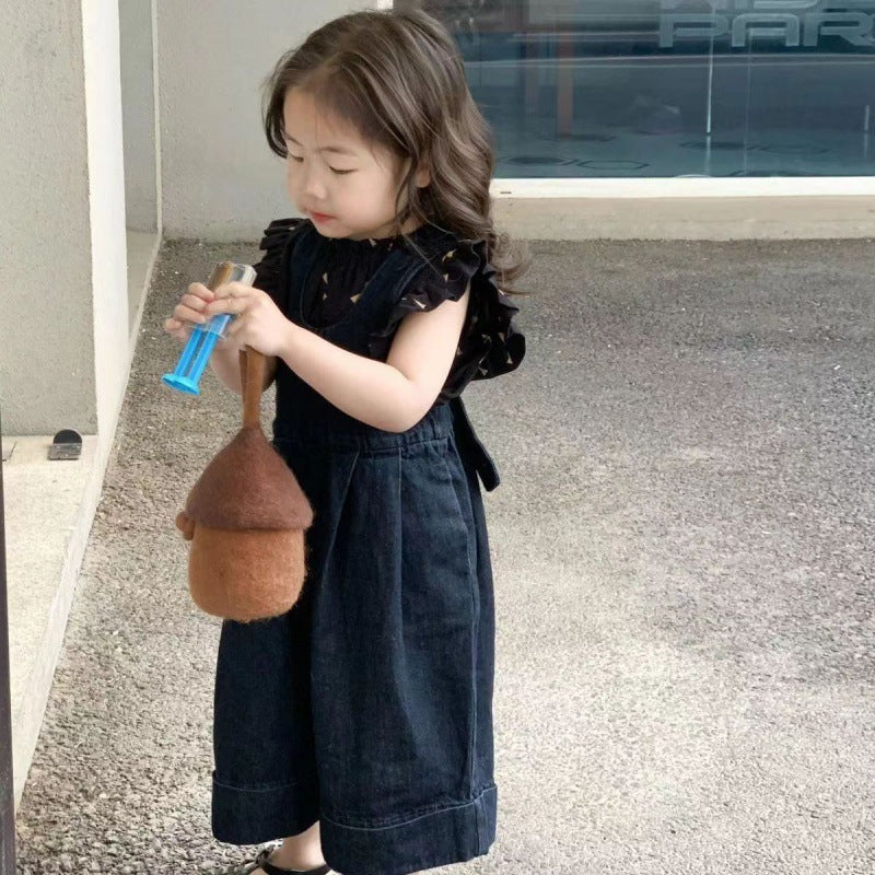 قميص بناتي اسود