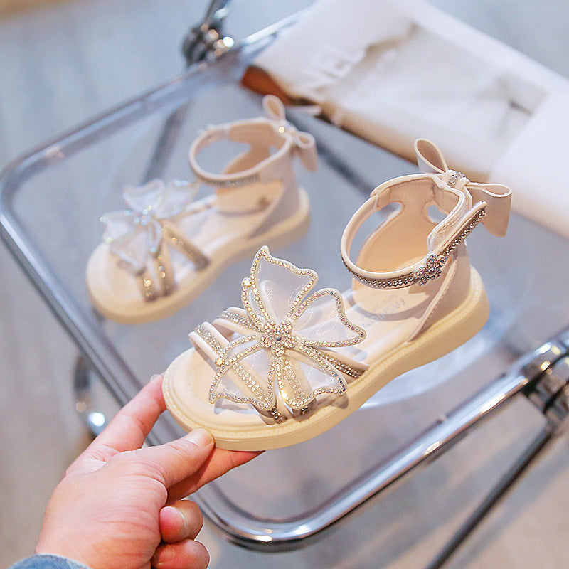 صندل بناتي فراشة بيجي