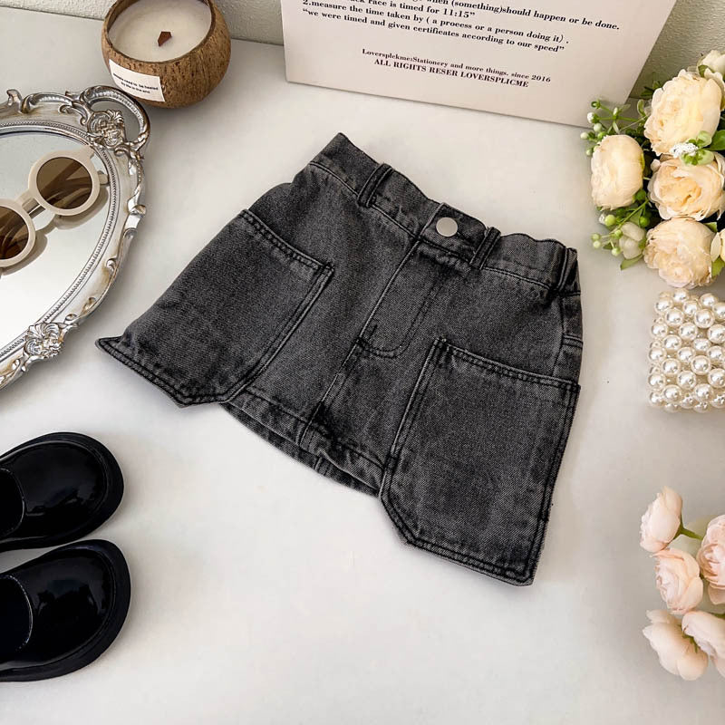 تنورة جينز اسود