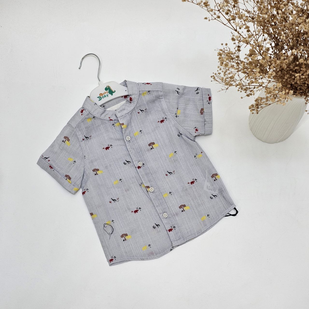 قميص ولادي رصاصي