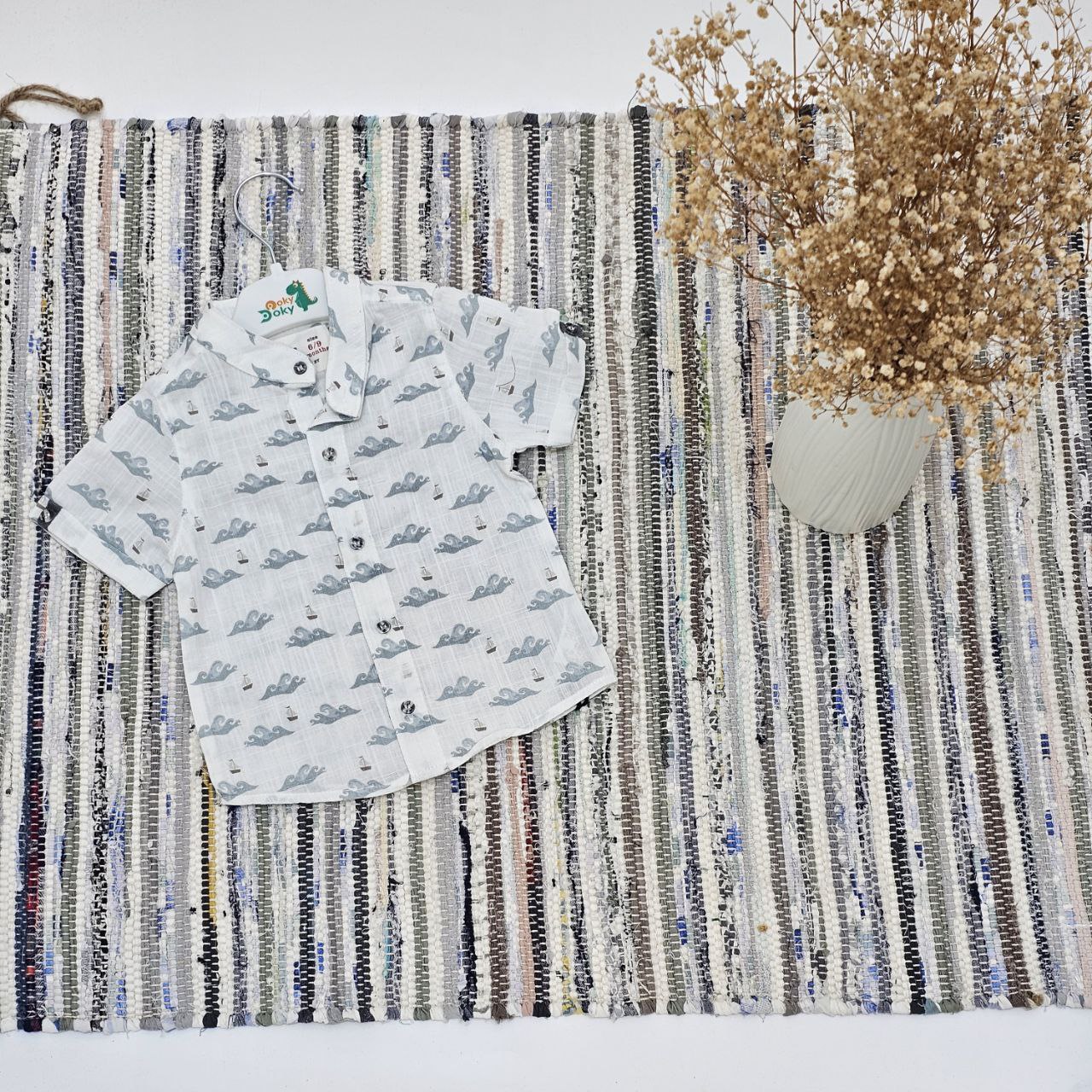 قميص ولادي نقشة