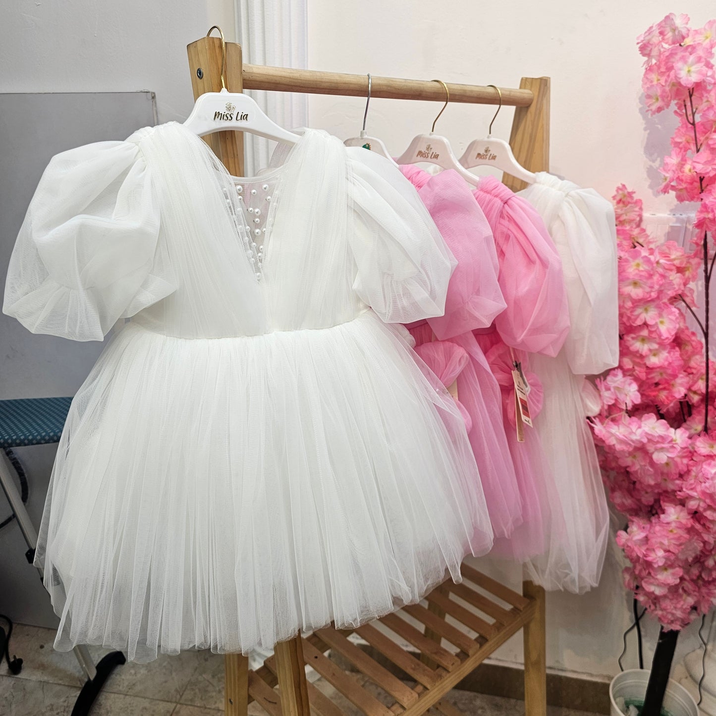 بدلة فستان بلونين