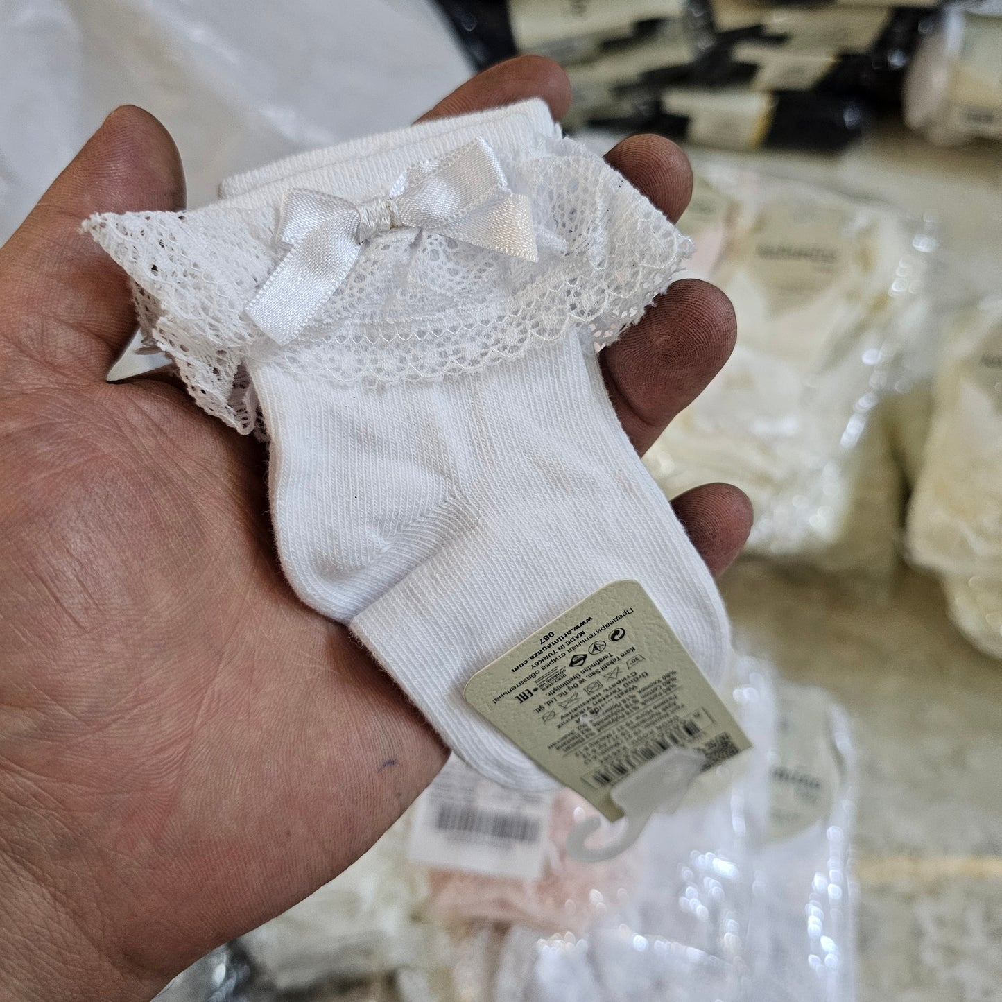 جوارب نقشة مرتبة
