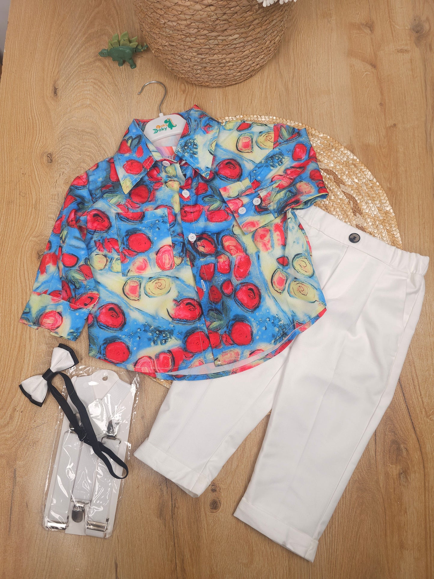 طقم ولادي مشجر