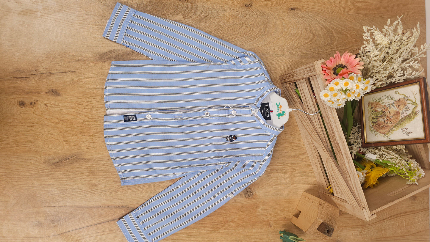 قميص مقلم لونين