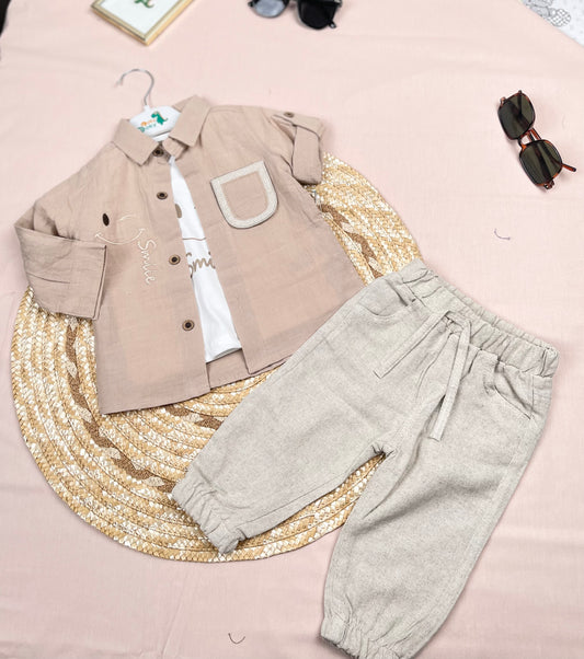 طقم ولادي وردي