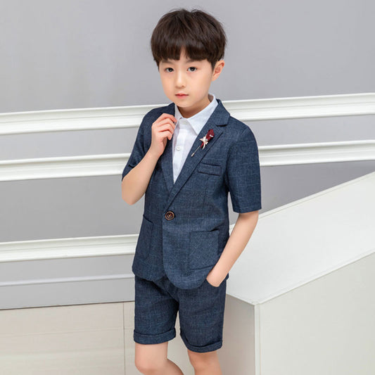 طقم ولادي رسمي مناسبات نيلي