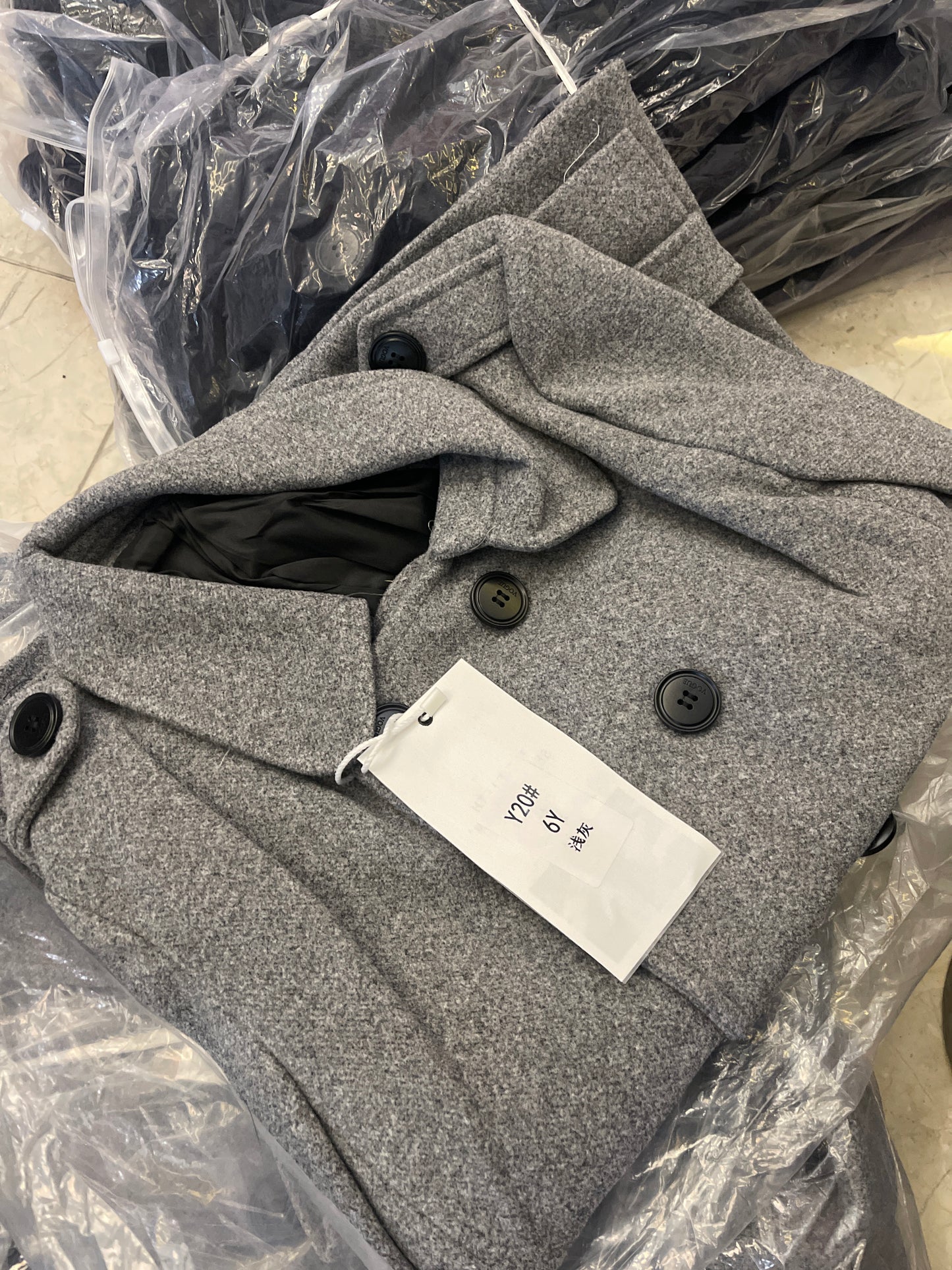 كوت ولادي ثلاث الوان مع حزام خصر