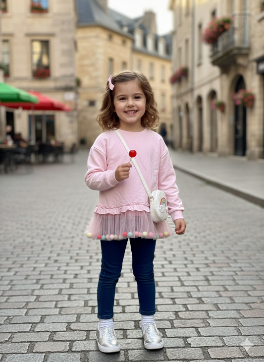 بلوز بناتي وردي