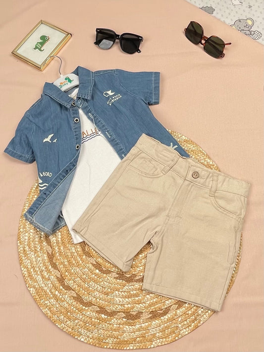 طقم ولادي جينز