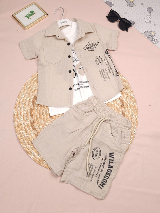 طقم ولادي ثلاث الوان