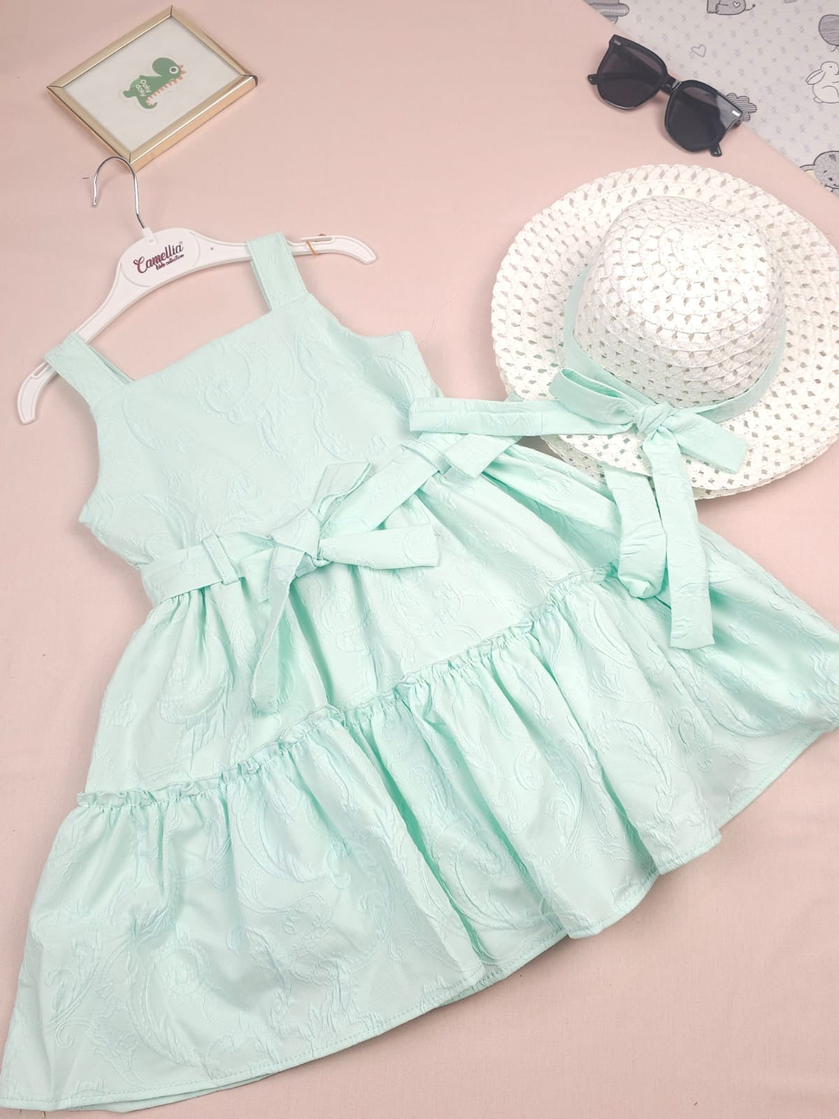 فستان بناتي ثلاث الوان