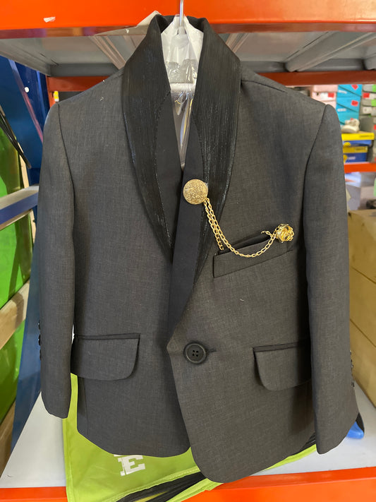 طقم رسمي مناسبات رصاصي