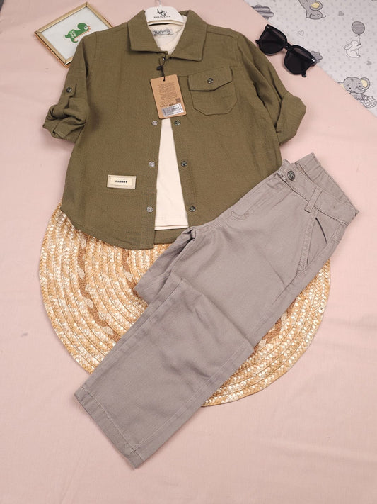 طقم ولادي ثلاث الوان