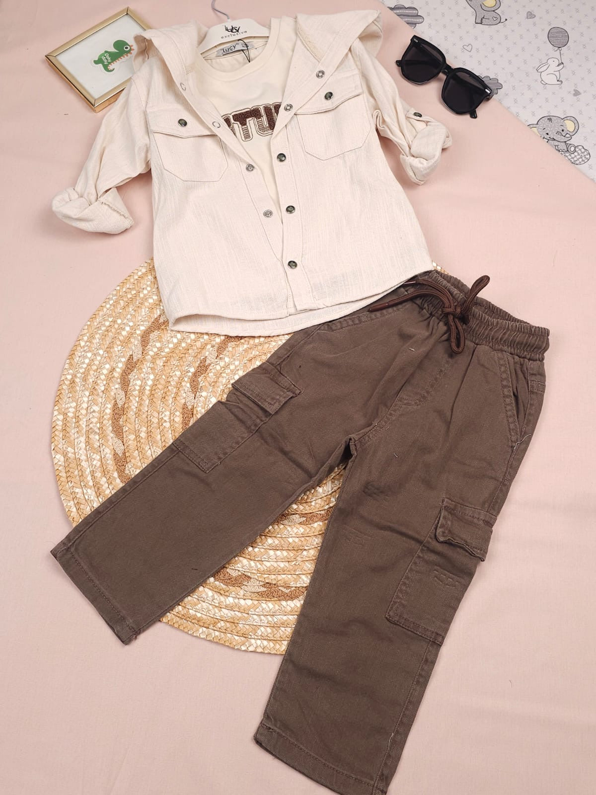 طقم ولادي ثلاث الوان