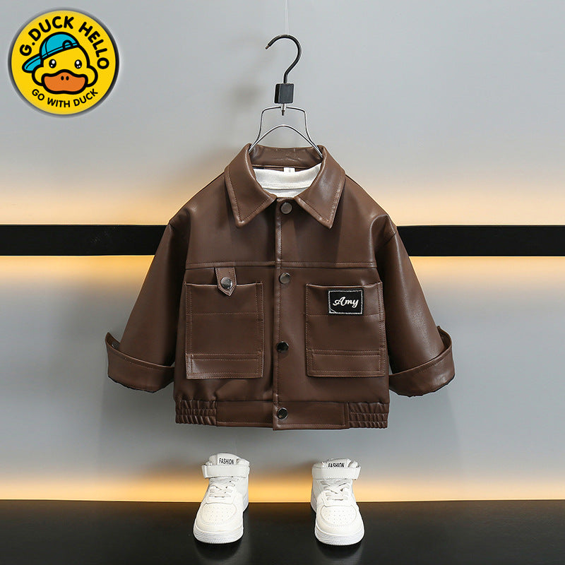 قمصلة ولادي جلد بلونين