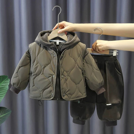 طقم ولادي بلونين