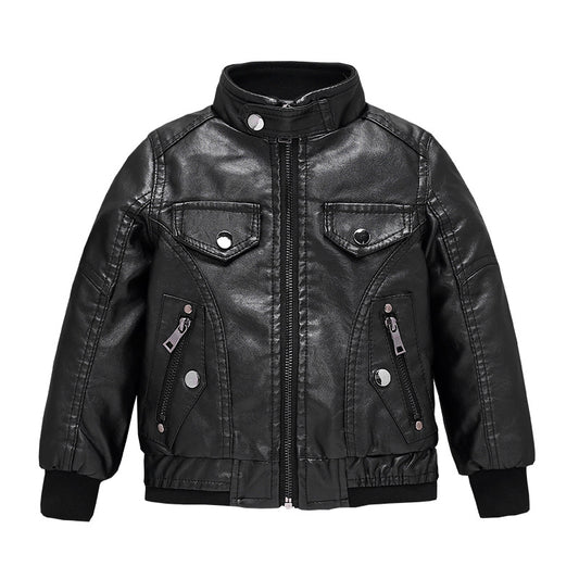 قمصلة جلد اسود