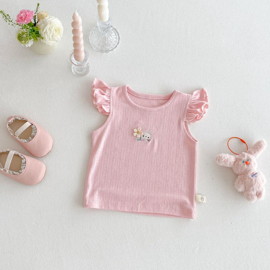 تيشيرت بناتي وردي