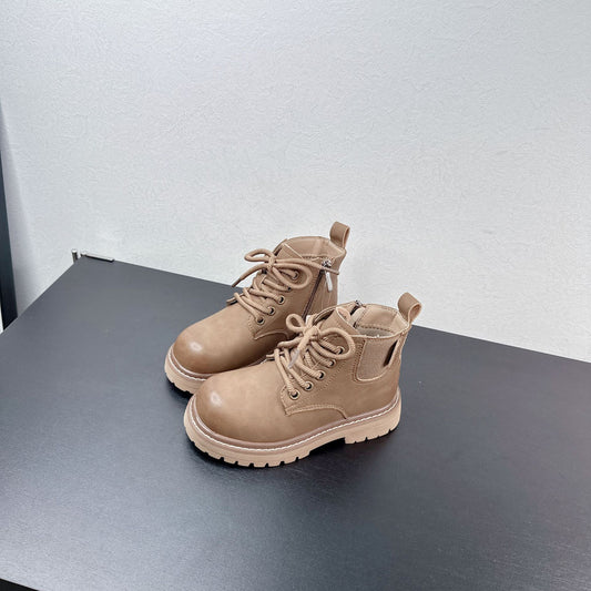 بوت ولادي بناتي خاكي