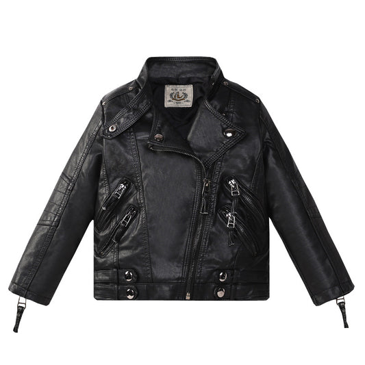 قمصلة جلد اسود