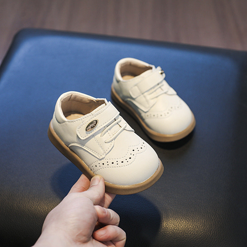 حذاء جلد ولادي لونين