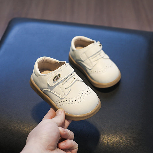 حذاء جلد ولادي لونين