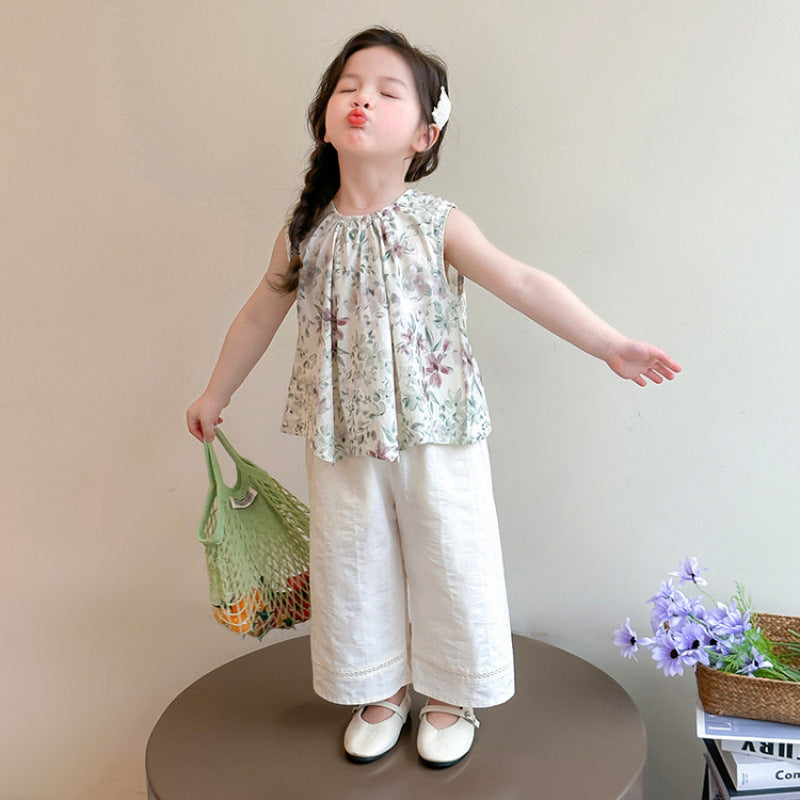 طقم بناتي ورد