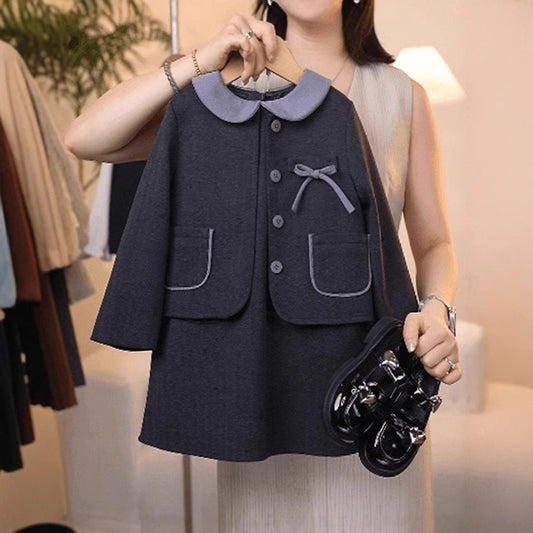 فستان بناتي مع كوت