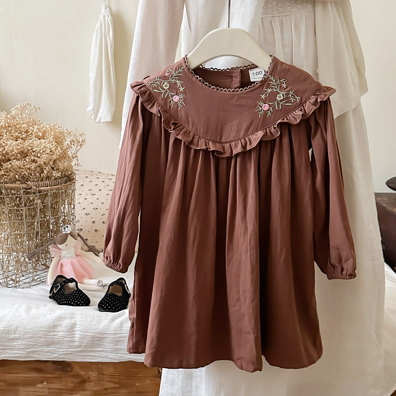 فستان بناتي بلونين