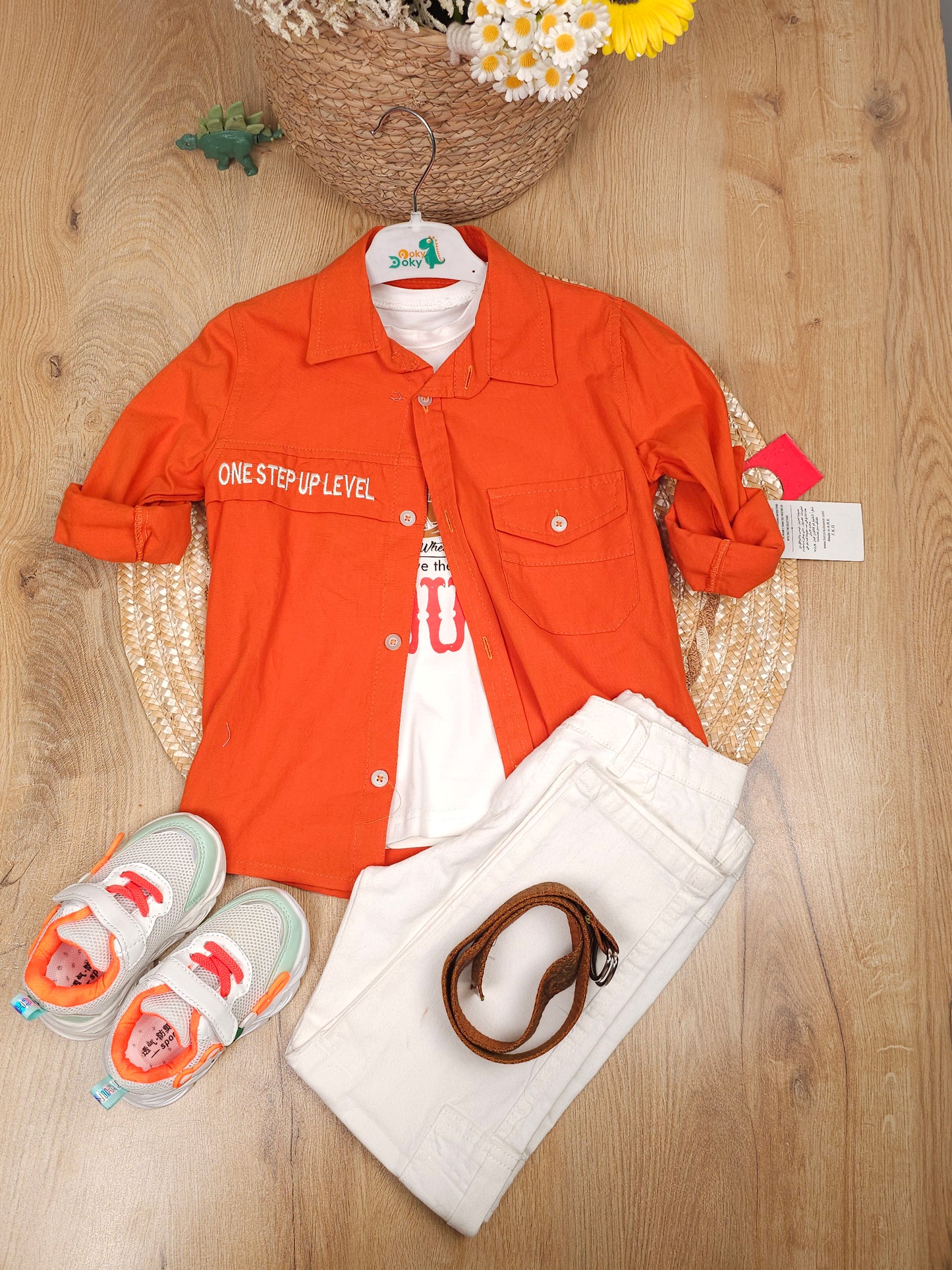 طقم ولادي اورنج