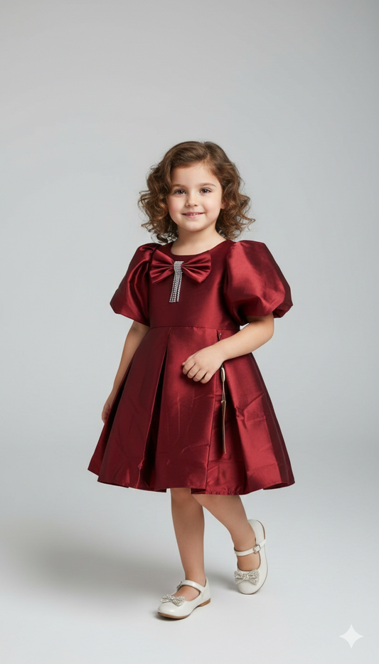 فستان  اطفال  بثلاثة الوان