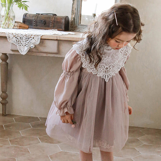 فستان بناتي بلونين