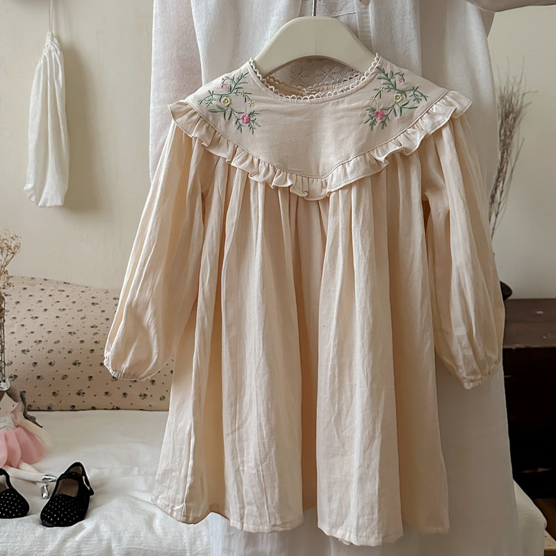 فستان بناتي بلونين