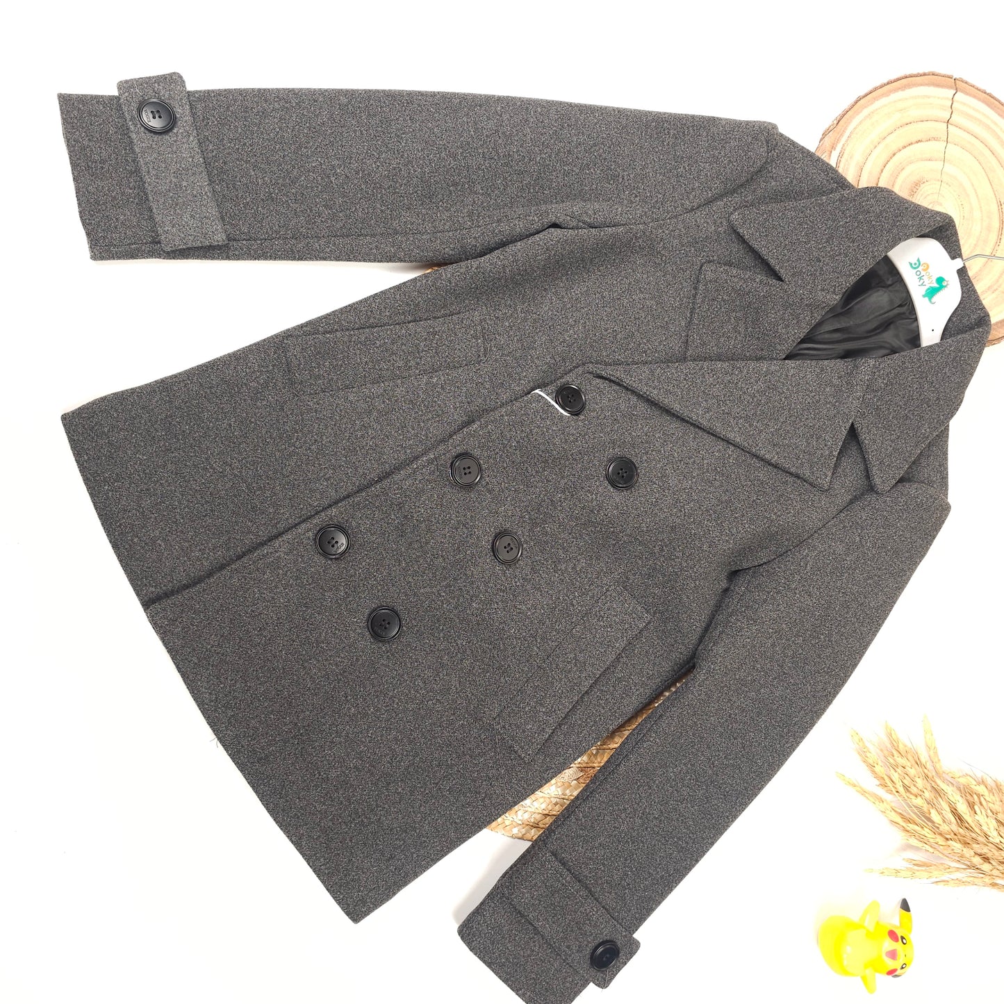 كوت ولادي ثلاث الوان مع حزام خصر