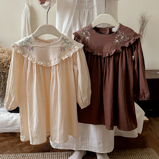 فستان بناتي بلونين