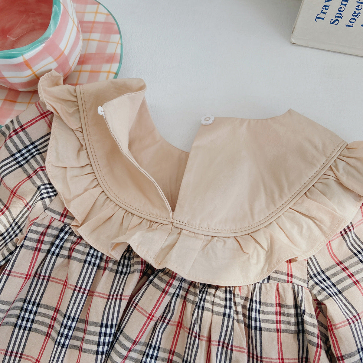 فستان مخطط دب